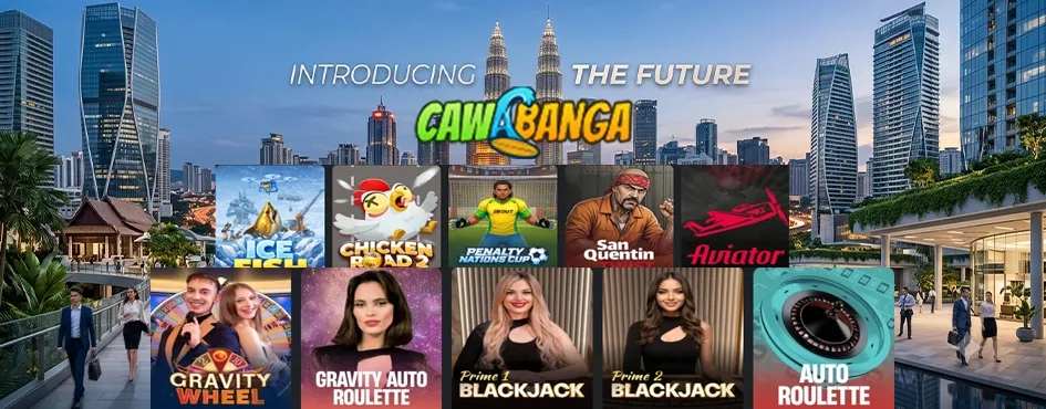 Casino Games at Cawabanga Malaysia